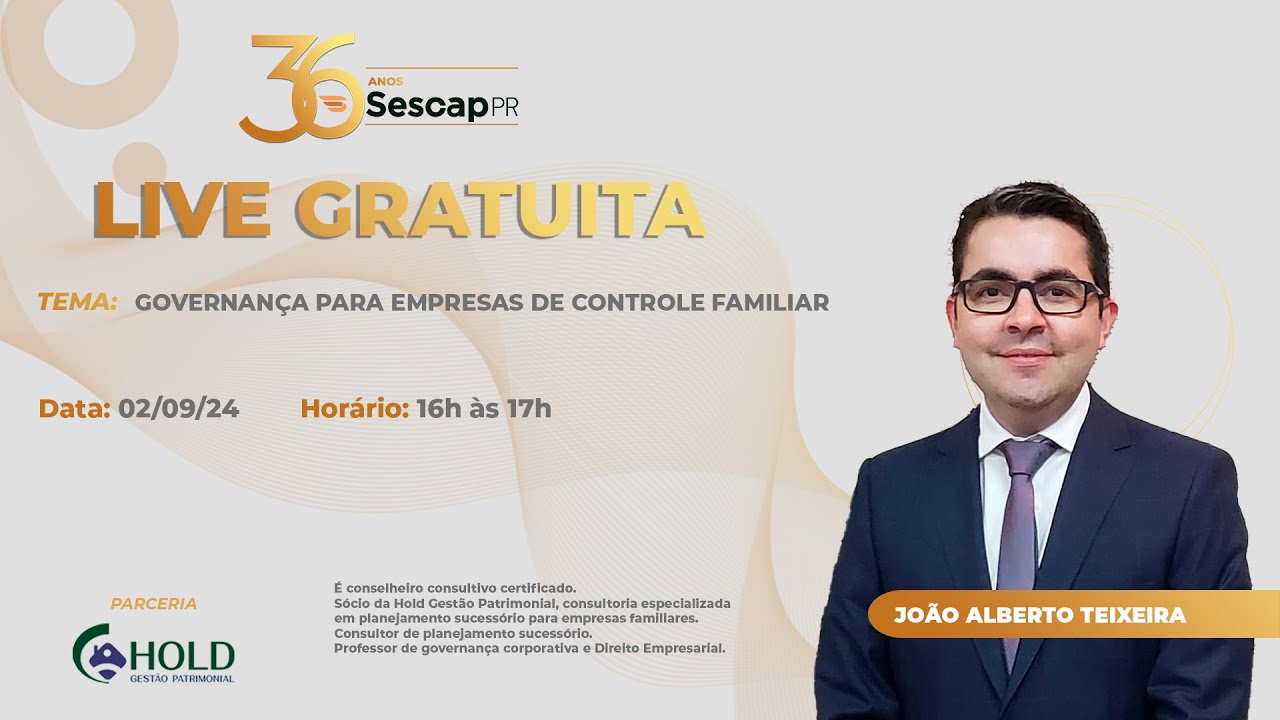 Live: Governança para Empresas de Controle Familiar