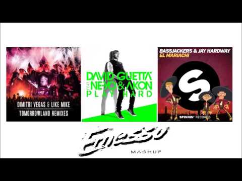 DV&LM vs David Guetta vs Bassjackers & Jay Hardway - Ocarina vs Play Hard vs El Mariachi