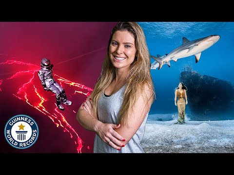 Extreme adventurer enters VOLCANO! - Guinness World Records
