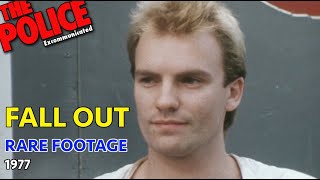 THE POLICE - FALL OUT (RARE FOOTAGE 1977)