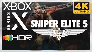 [4K/HDR] Sniper Elite 5 / Xbox Series X Gameplay