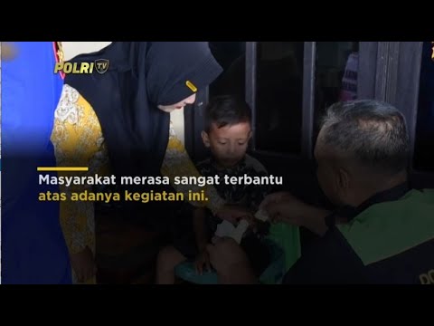 POLAIRUD TANAH LAUT KLINIK APUNG JELANG HARI BHAYANGKARA