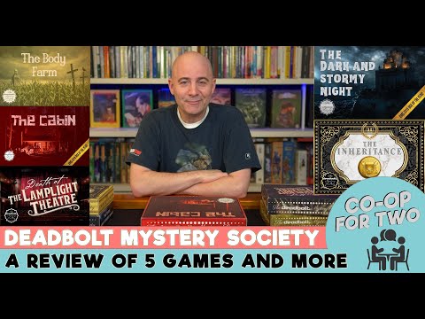 Deadbolt Mystery Society: A spoiler-free review and ranking of 5 games