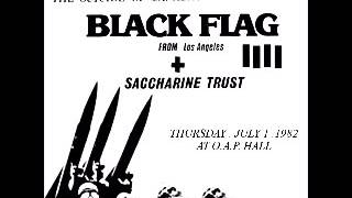 Black Flag - Live at OAP Hall, Victoria, British Columbia, Canada, 7/1/82 [SOUNDBOARD]