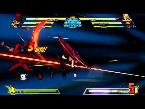Marvel vs Capcom 3: Deadpool Gameplay Montage