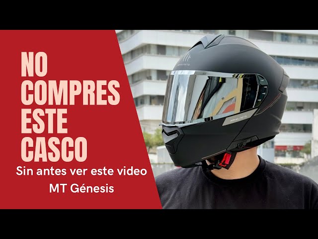 Vídeo relacionado con MT Helmet Casco Abatible Genesis Talla M ( 57/58) Negro Mate con homologacion 22.06