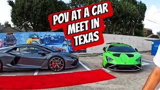 POV at Texas car meet