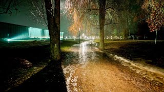 Immersive Rainy Evening Walk | Tartu, Estonia | Sony A1 8K