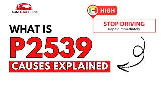 OBD Code p2539 Guide to Repair
