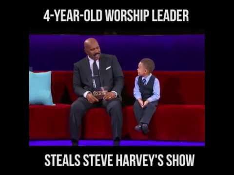 4-Year-Old Worship Leader Steals Steve Harvey's Show!