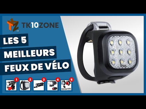 Les 5 meilleurs feux de vélo