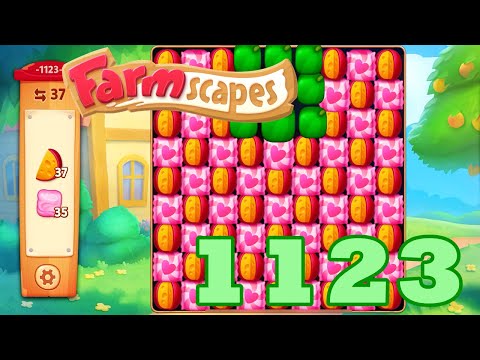 Farmscapes Level 1123 HD Gameplay Walkthrough | 3 - match game | android | ios | pc | GameGo Game