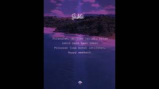 Download lagu Happy weekend story wa keren mp3