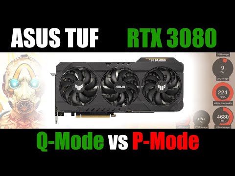 Asus TUF RTX 3080 O10G Gaming | Quiet vs Performance BIOS
