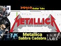 Sabbra Cadabra - Metallica - Guitar + Bass TABS Lesson