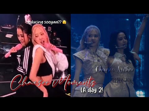 Jisoo being seduced by Rosie?? 🫣 • Chaesoo LA day 2 Moments •