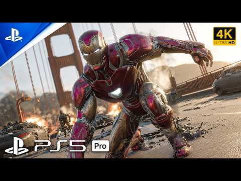 Marvel's Avengers - THOR, IRONMAN Gameplay (PS5 PRO) ULTRA Realistic Graphics [4K HDR]