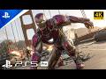 Marvel S Avengers THOR IRONMAN Gameplay PS5 PRO ULTRA Realistic Graphics 4K HDR