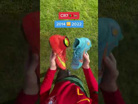 RONALDO FOOTBALL BOOTS 2014 VS 2022!!! #shorts