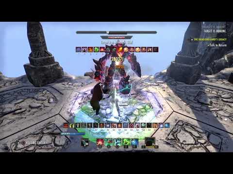 ESO - Magicka Warden - Atro DPS Test