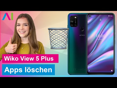 WIKO View 5 Plus - Apps löschen und deinstallieren • 📱 • ␡ • 🚮 •