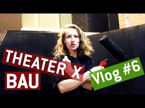 Theater X Bau Vlog #6 - Sitzbänke werden gestrichen