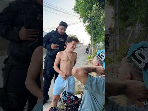Capitão pitomba, gago , lukinhas- ele tá atrás de mim né? #humor #deupolicia #policia
