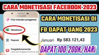 Download lagu cara monetisasi facebook 2023 | cara monetisasi fanspage facebook | cara monetisasi FB dapat uang mp3