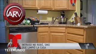 Intruso se metió a una casa a hacer aseo | Al Rojo Vivo