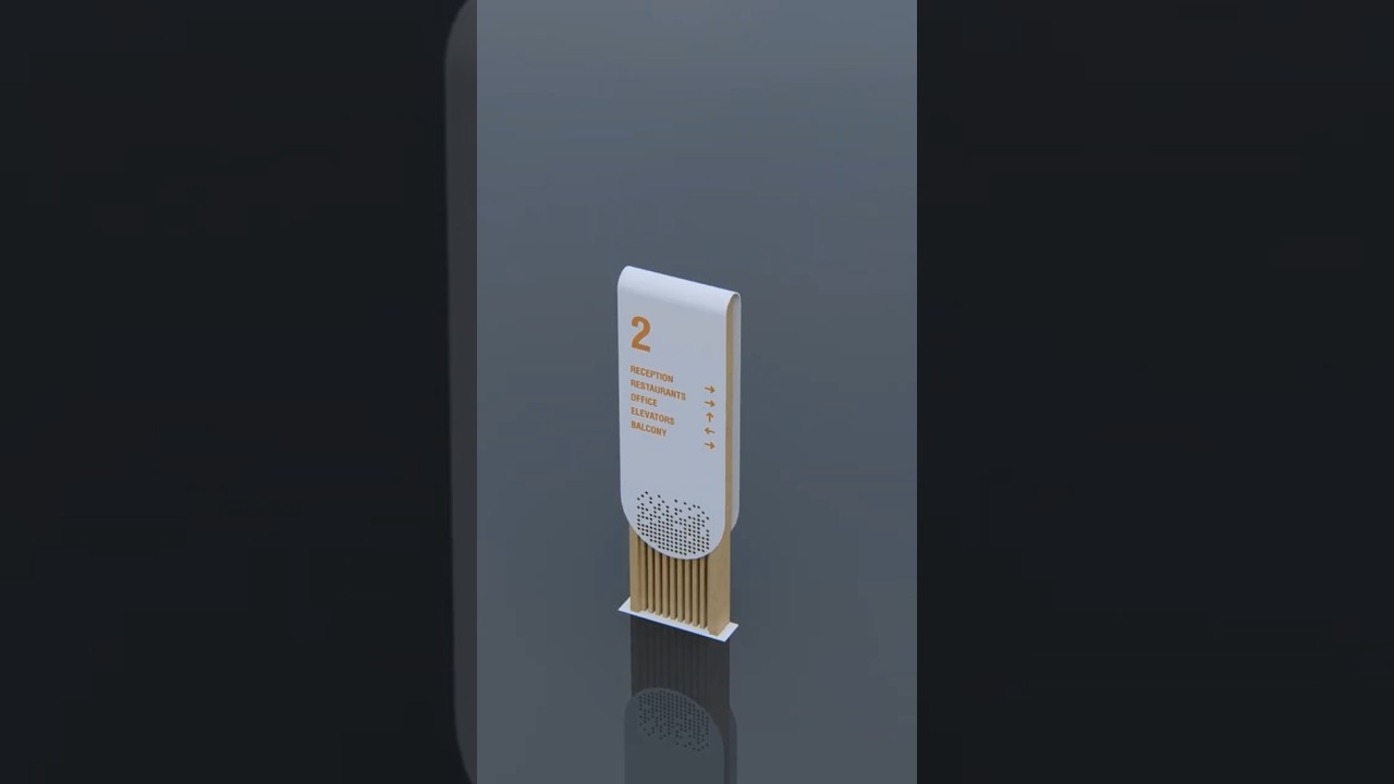 Modern Directional Signage Design | Easy Wayfinding Solution for Any Space  #signmaking #signdesign