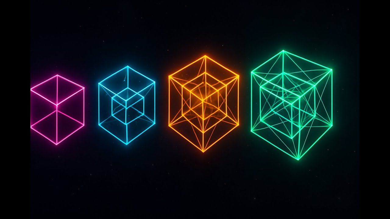 How a 4D Tesseract Builds Itself – Visualized Step by Step
