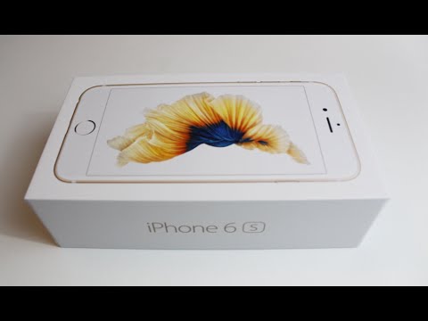 Apple iPhone 6S Unboxing (Gold)