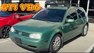 2001 RAVE GREEN MK4 VOLKSWAGEN GOLF GTI VR6