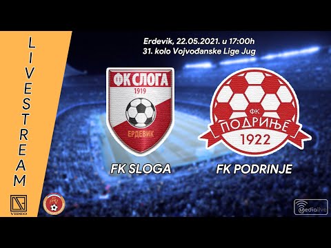 [22.05.2021.] FK "SLOGA" Erdevik - FK "PODRINJE" Mačvanska Mitrovica (Full match Livestream)