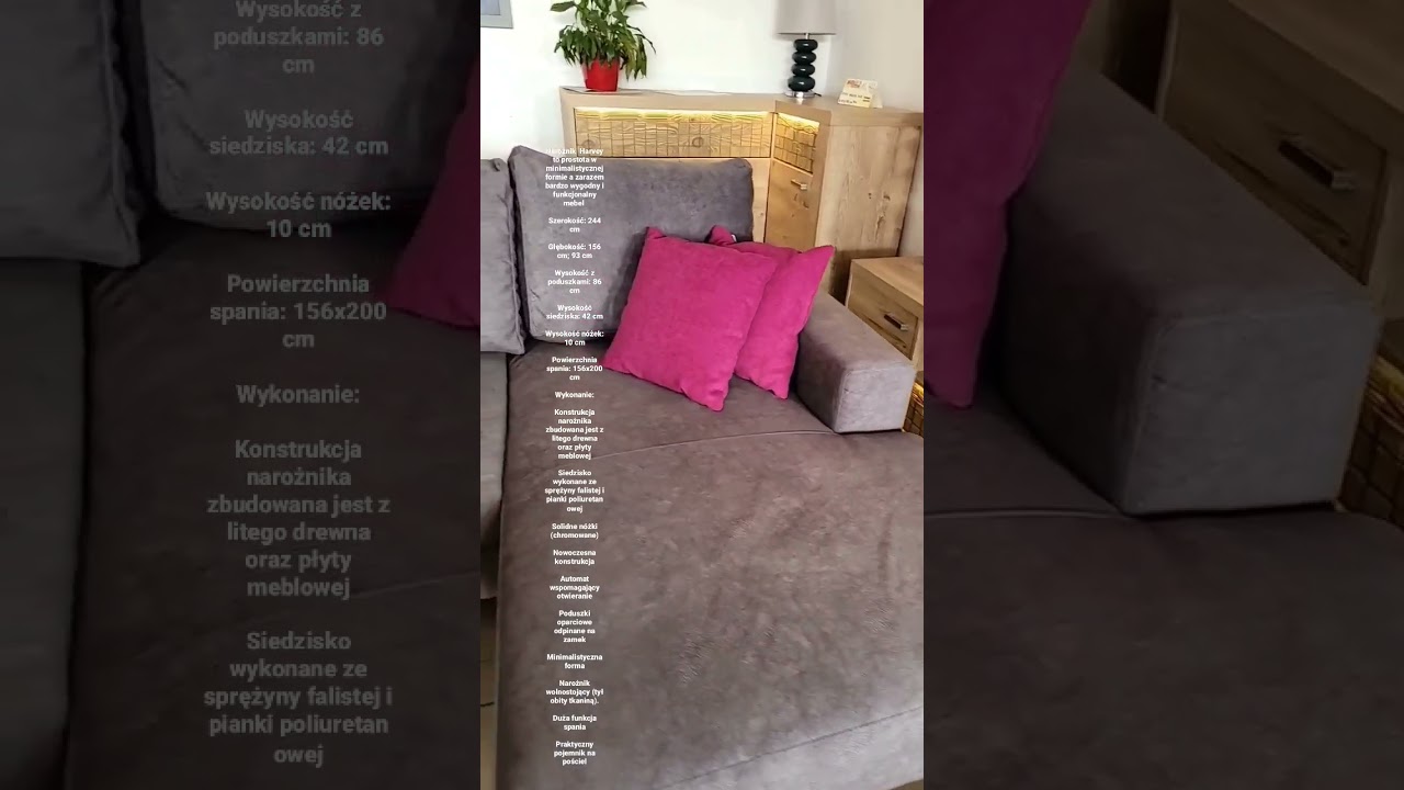 Narożnik  Harvey to prostota w minimalistycznej formie a zarazem funkcjonalny.Mega cena 2999 zł.