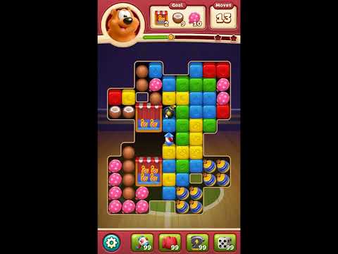 Toon Blast Level 6864 - NO BOOSTERS 🐻🐺🐱 | SKILLGAMING ✔️