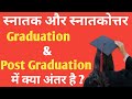 Graduation और Post Graduation में क्या अंतर है? | Meaning of Graduate & Post Graduate in H