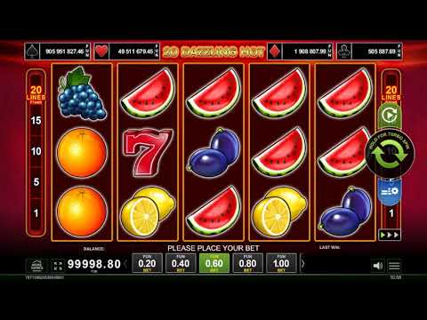 20 Dazzling Hot – Video Gameplay