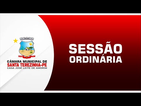 SESSÃO ORDINÁRIA - 02/05/2024 - Câmara de Santa Terezinha-PE