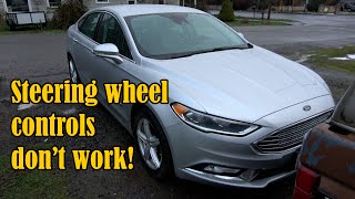 2017 Ford Fusion Steering Wheel Controls Don