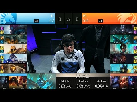 TL vs P1 Game 1 Highlights - TEAM LIQUID vs PHOENIX1 NA LCS Week 3 Summer 2016