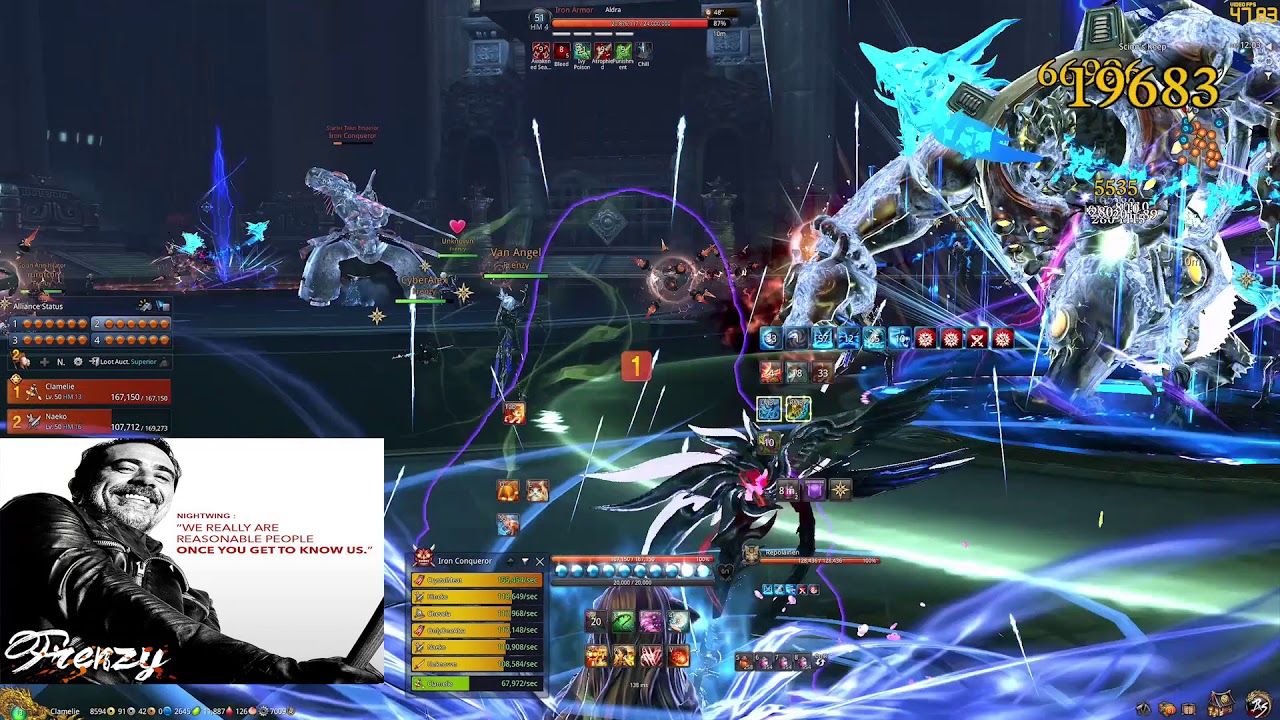 [Frenzy] EU Iron Conqueror Kill (1rd Raid Roster)