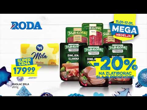 Roda I Mega nedelja 11.01 - 17.01.2019.