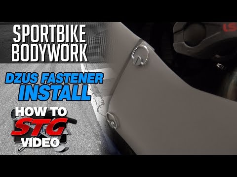 How To Install Dzus Fasteners On New Motorcycle Bodywork from Sportbiketrackgear.com
