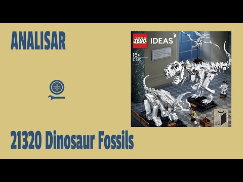 LEGO Ideas 21320 pas cher, Les fossiles de dinosaures