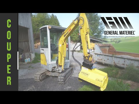 Epareuse débroussailleuse Série DA pour mini pelle_7