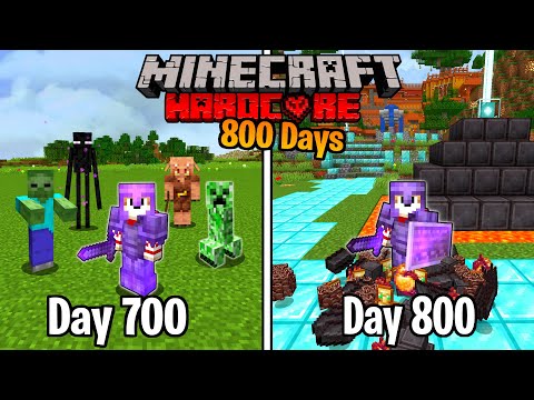 Zelk - I Survived 800 Days in HARDCORE Minecraft
