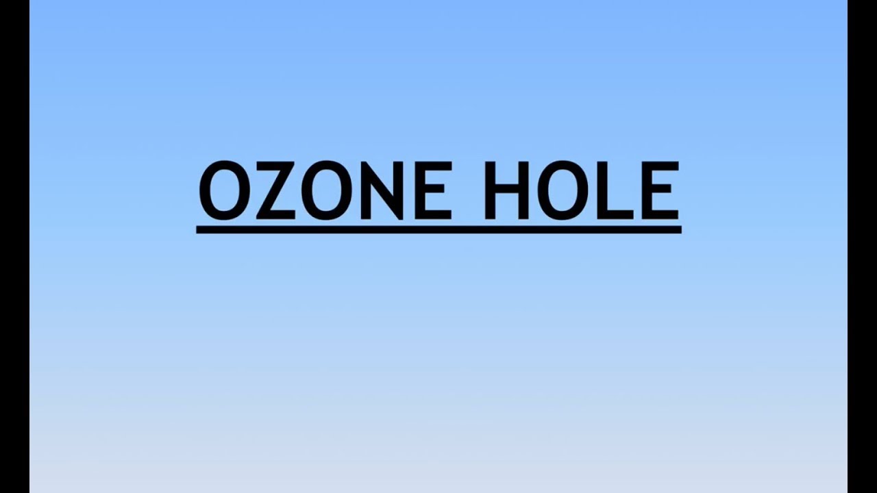 Environment and Ecology Lecture 11.2 - Ozone Hole