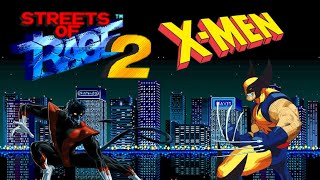 Streets of Rage 2 - X-Men New Version
