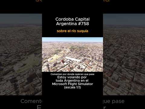 Cordoba desde el Microsoft Flight Simulator #cordoba #argentina #msfs #joaha45